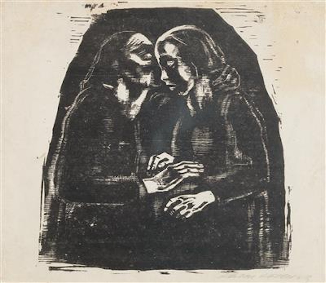 Maria und Elisabeth by Kathe Kollwitz