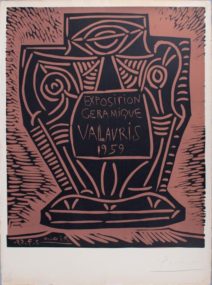 EXPOSITION CERAMIQUE VALLAURIS by Pablo Picasso