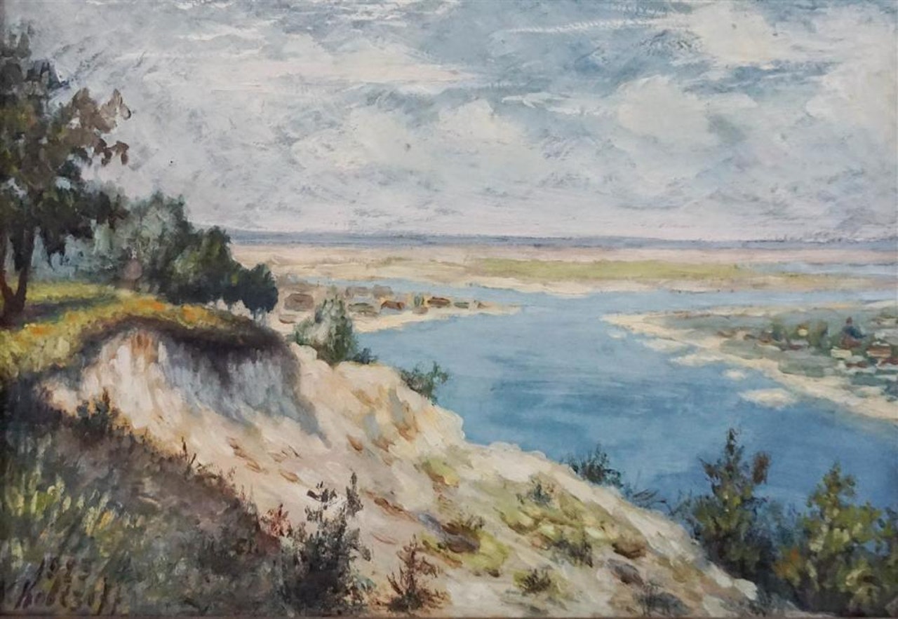 COASTAL SCENE by Russian School