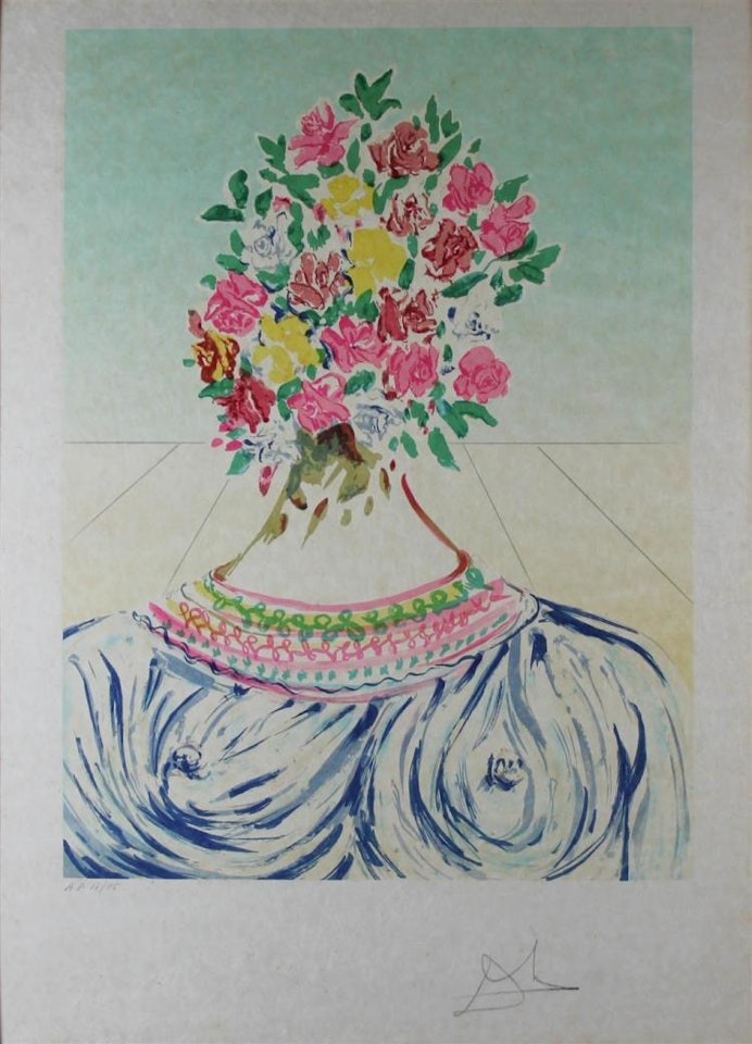 FLOWERING OF INSPIRATION from "THE RETROSPECTIVE SUITE" by Salvador Dali