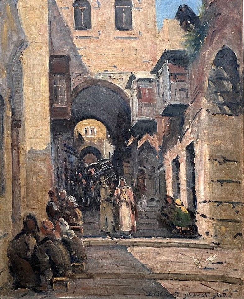 In the Old City by Ludwig Blum