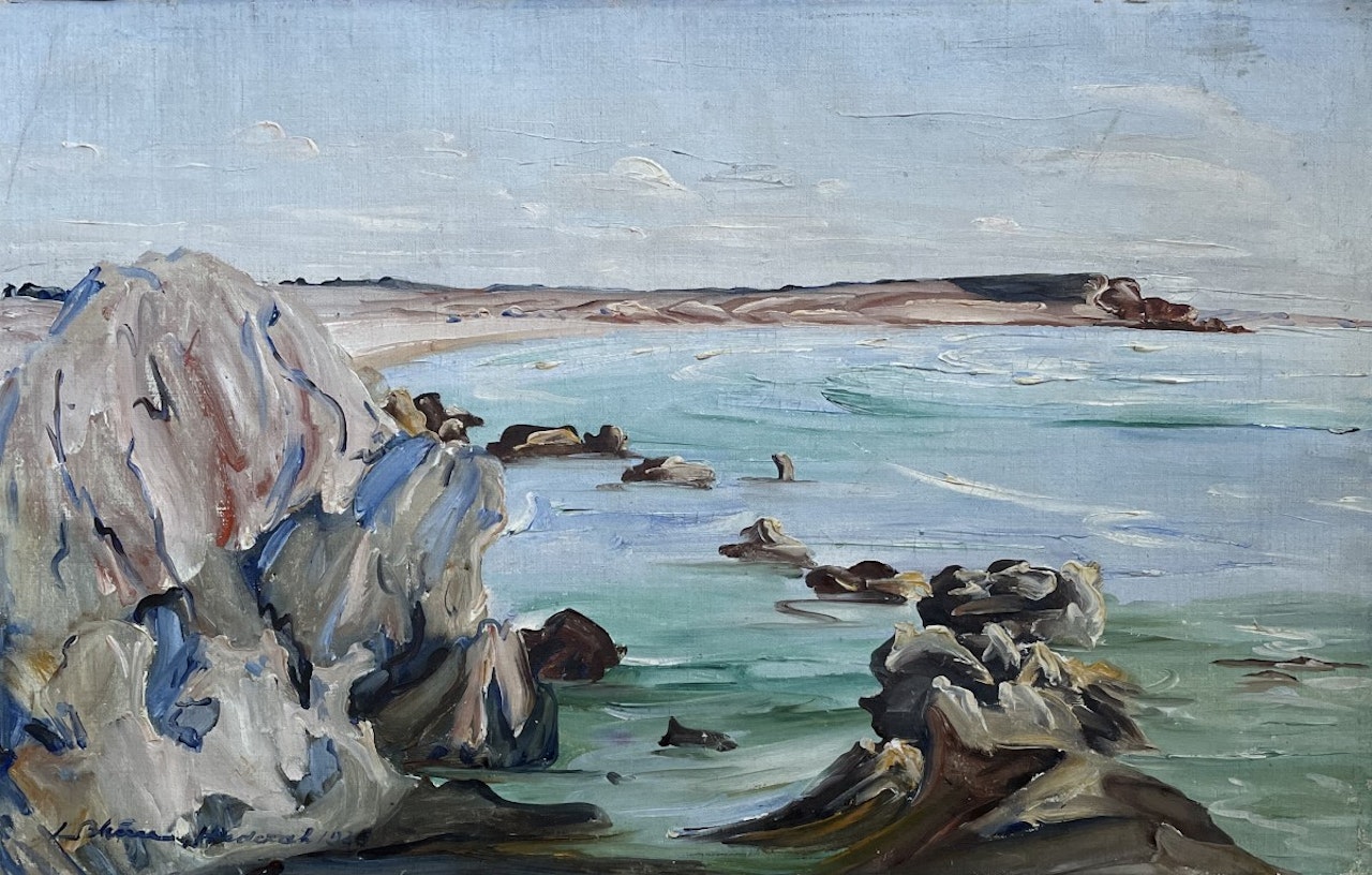 Hedera beach by Ludwig Blum