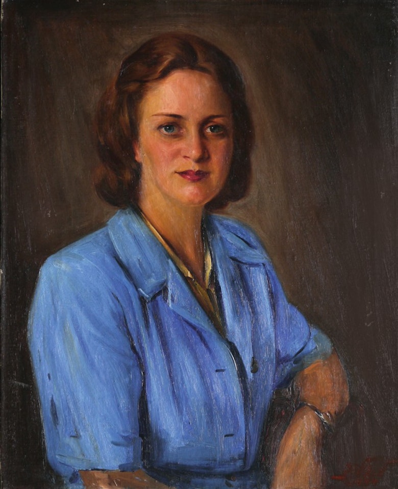 Portrait of Mrs. Esther Levy by Ludwig Blum