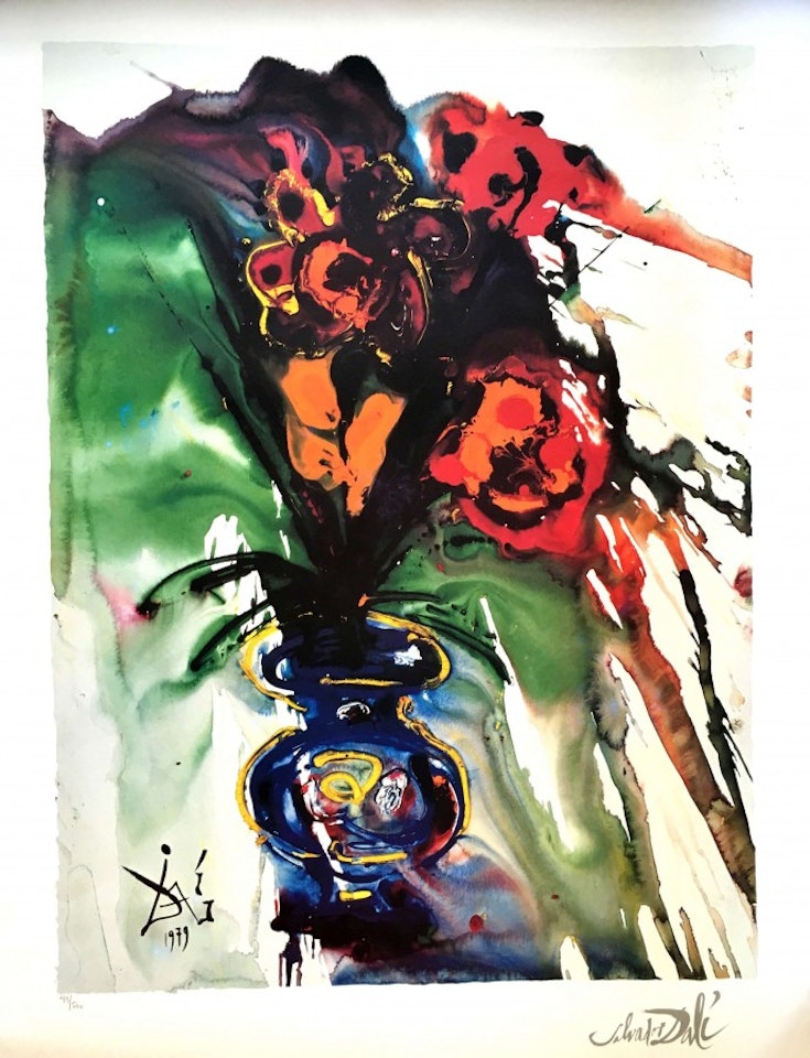 Flower Vase by Salvador Dali