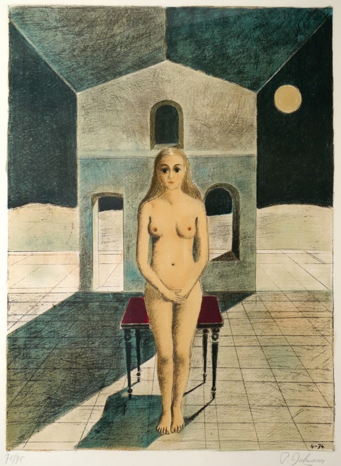 La Voyante by Paul Delvaux