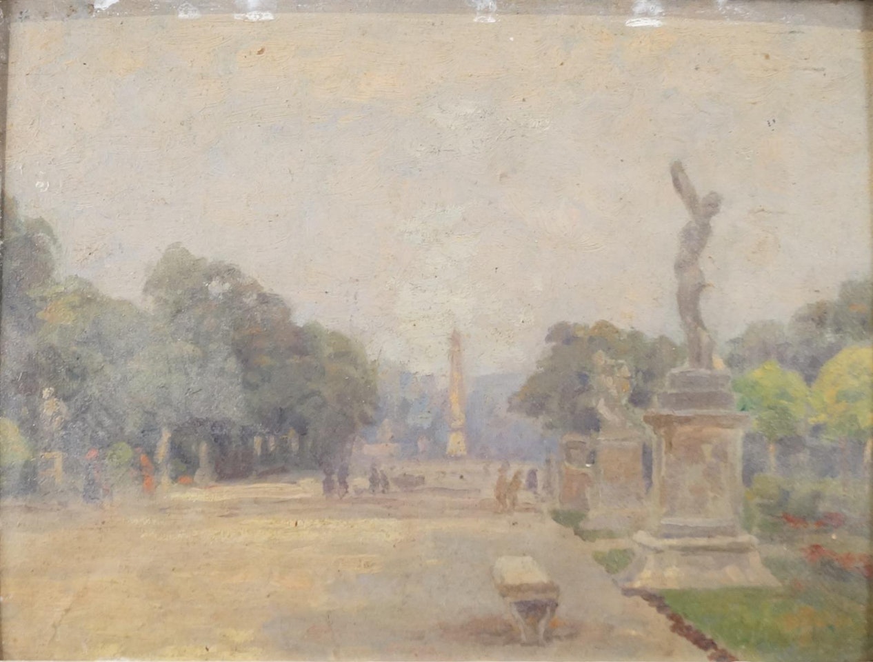 "Le Jardin du Luxembourg" by French School