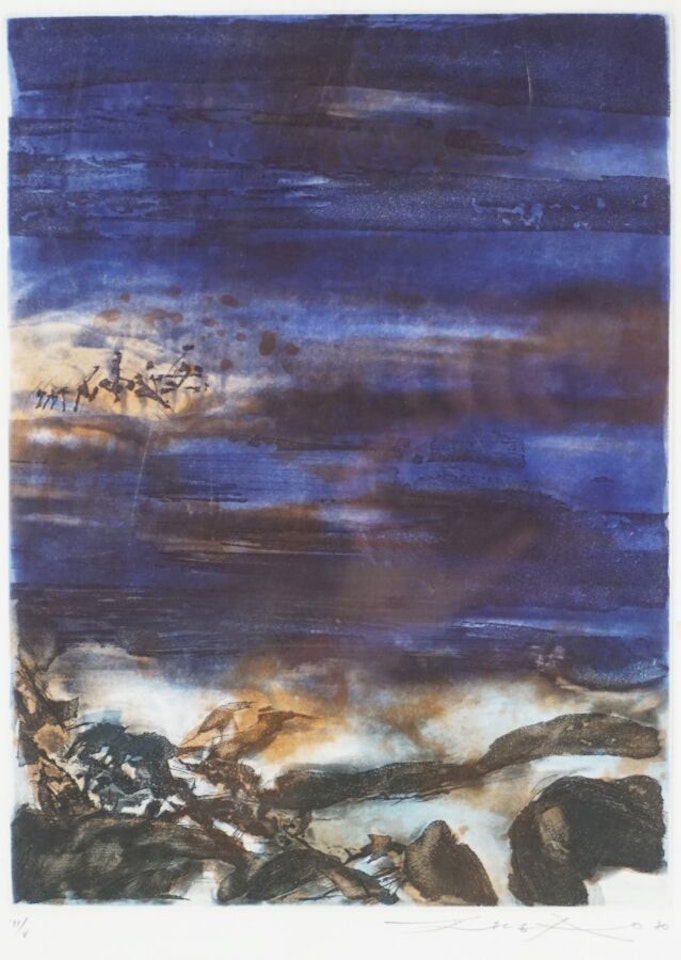 "Composition for Beauregard" by Zao Wou-Ki