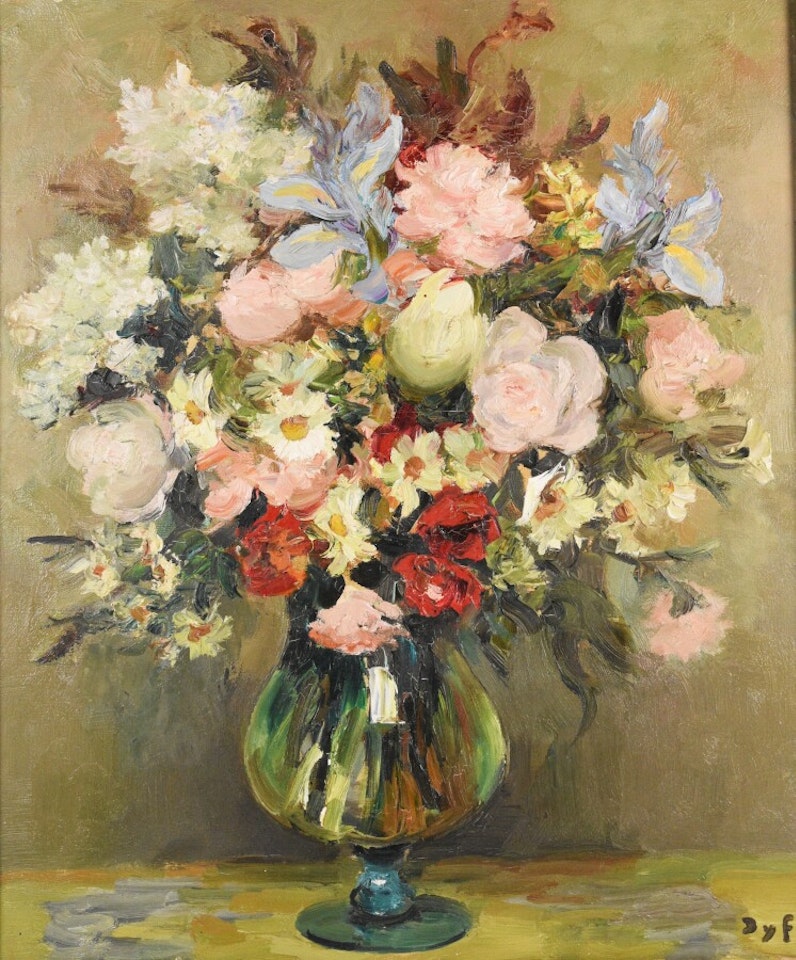 "Bouquet of flowers" by Marcel Dyf