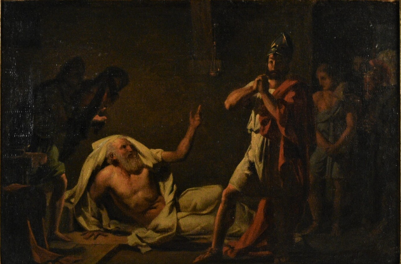 "Pericles and Anaxagoras" by French School