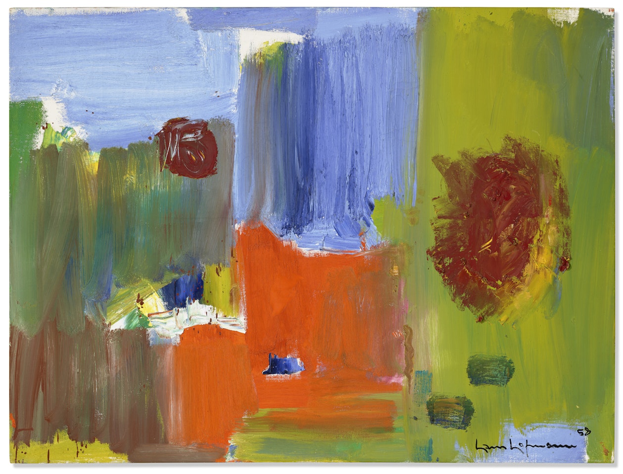 Evening Blue by Hans Hofmann