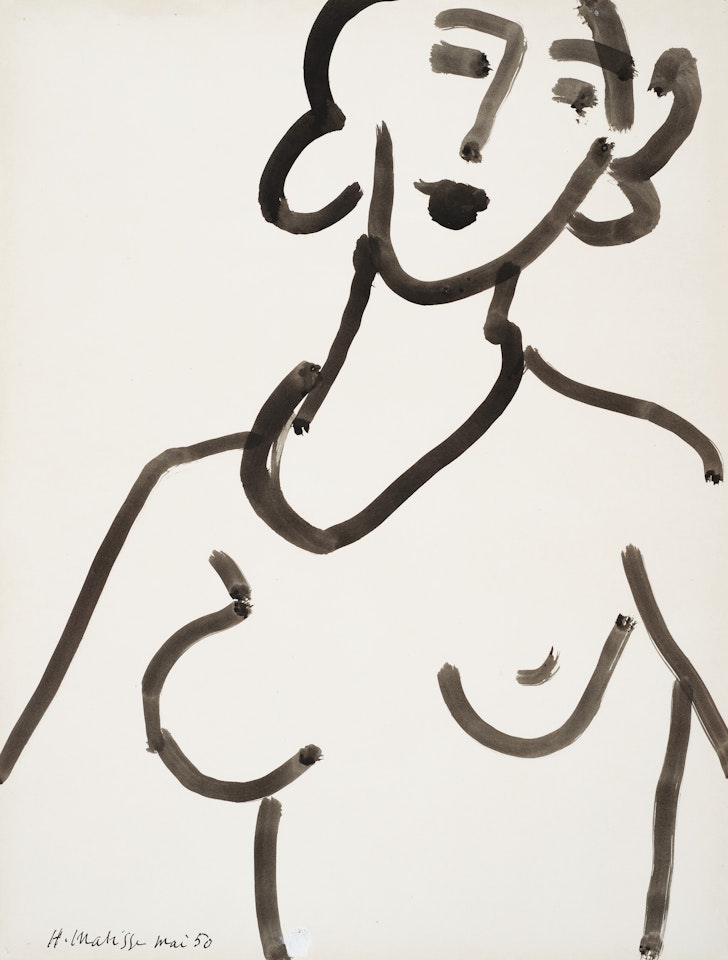 Buste de jeune femme nue by Henri Matisse