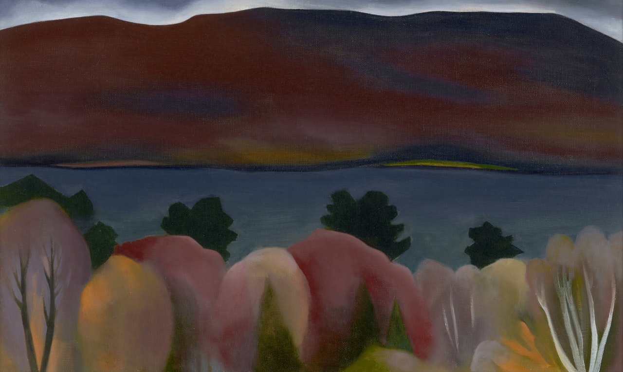 Lake George Autumn by Georgia O'Keeffe