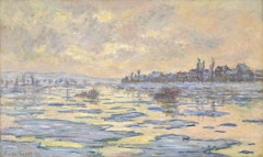 La Seine à Lavacourt, débâcle