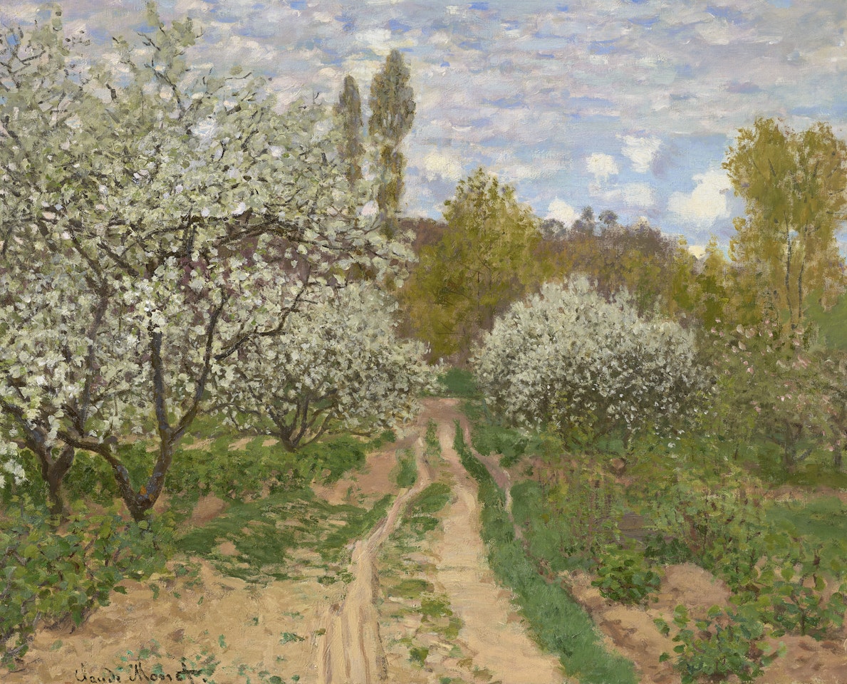 Pommiers en fleurs by Claude Monet