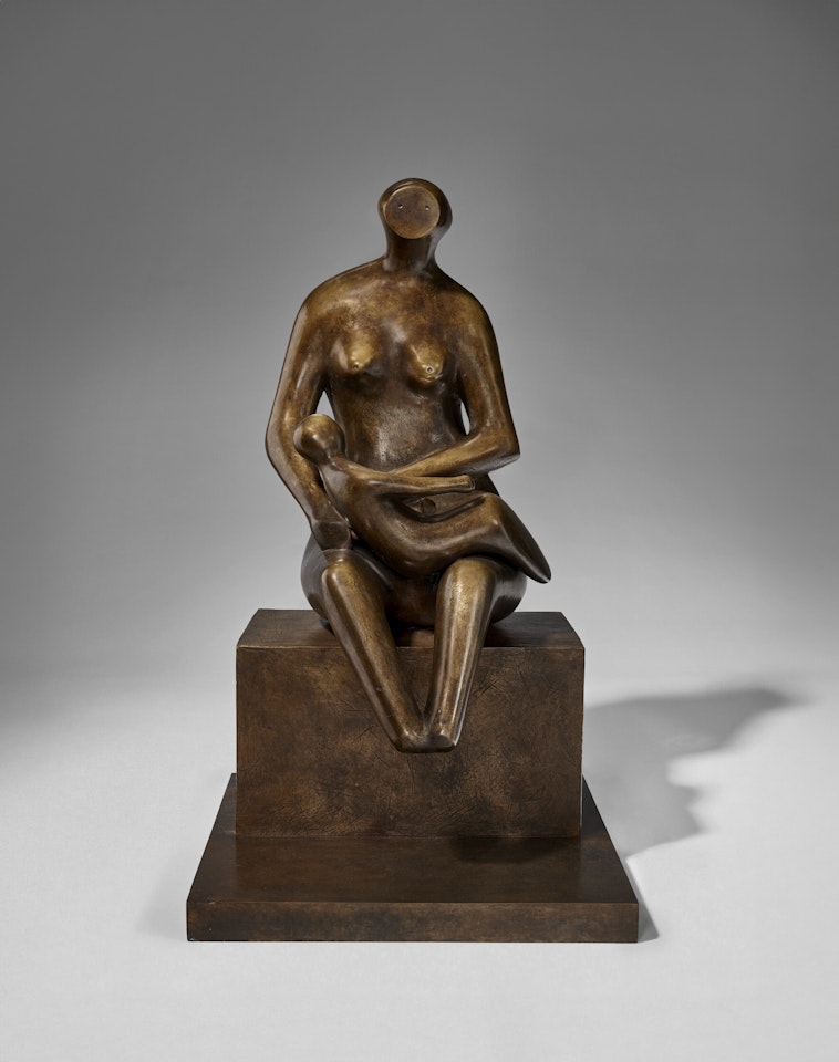 Mother with Child on Lap by Henry Moore