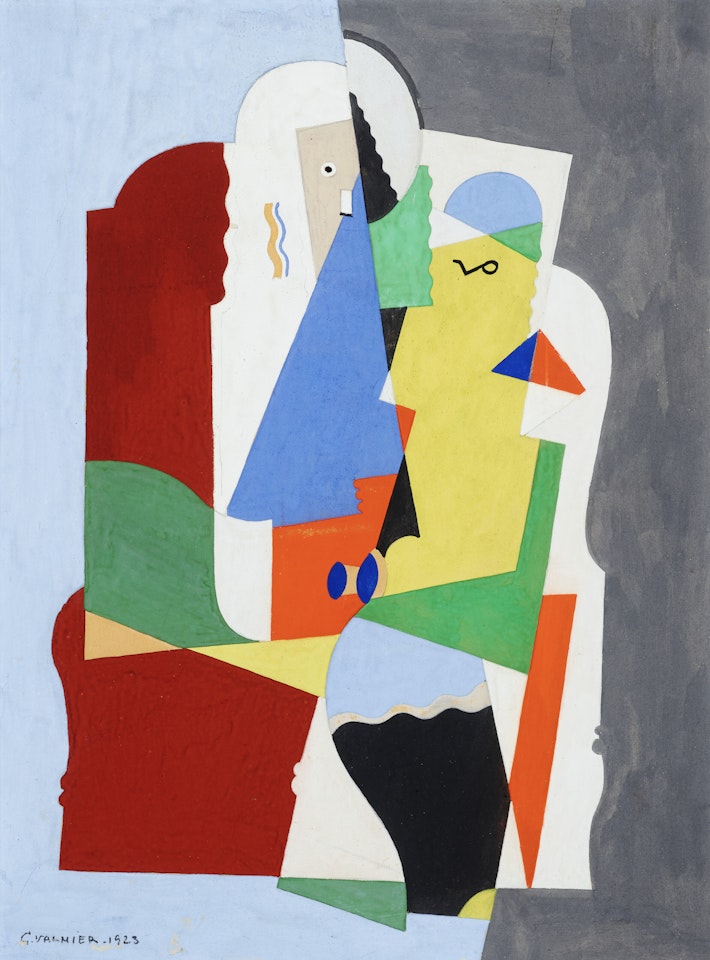 La petite fille et la poupée by Georges Valmier