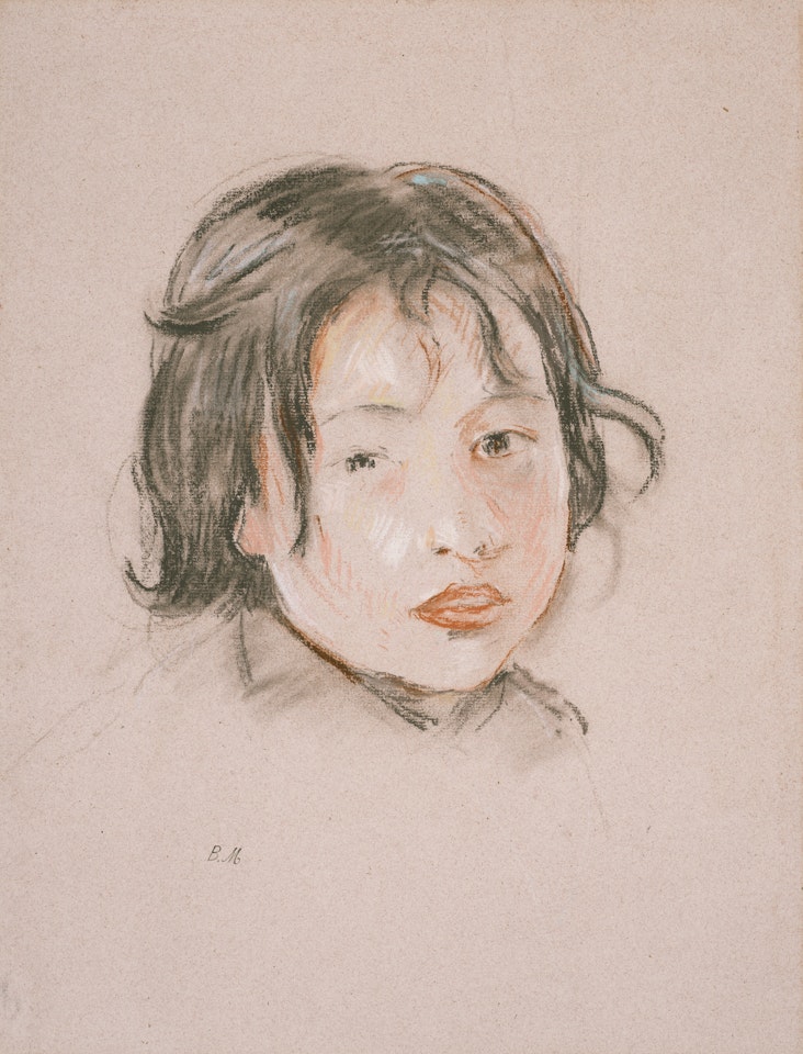Jeune paysanne by Berthe Morisot