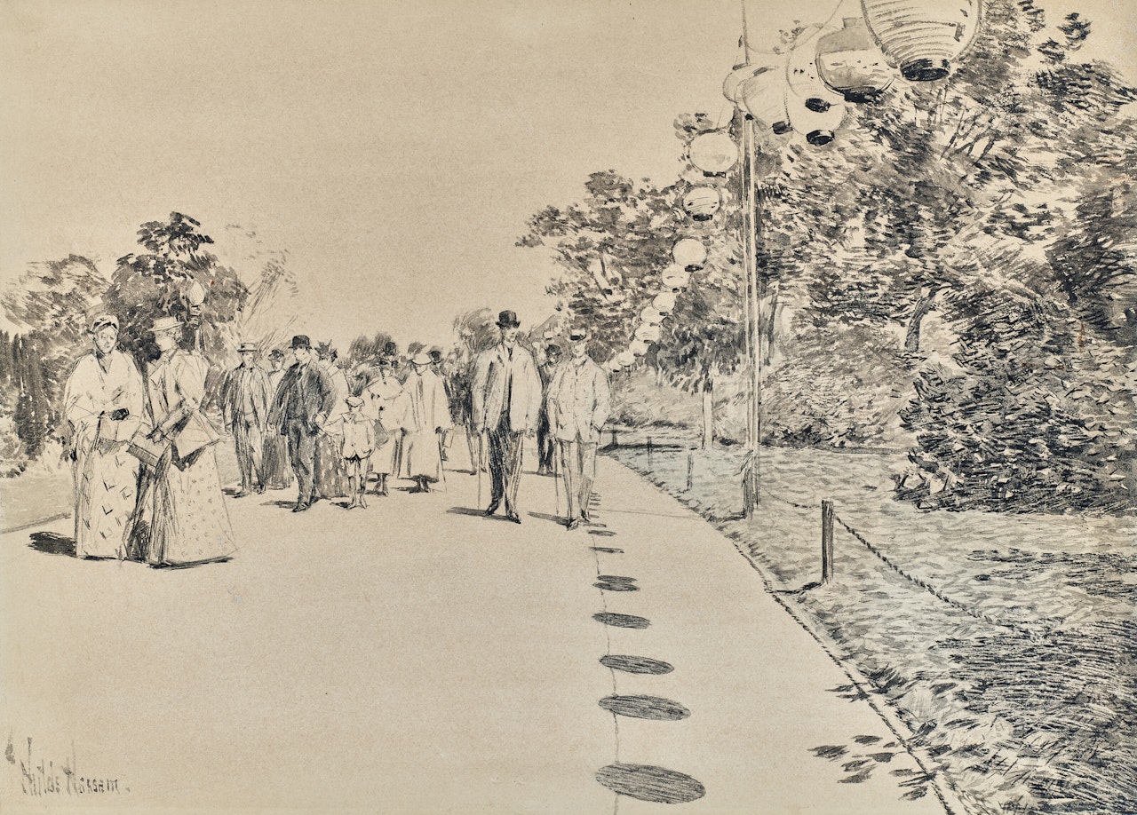 The Promenade by Childe Hassam