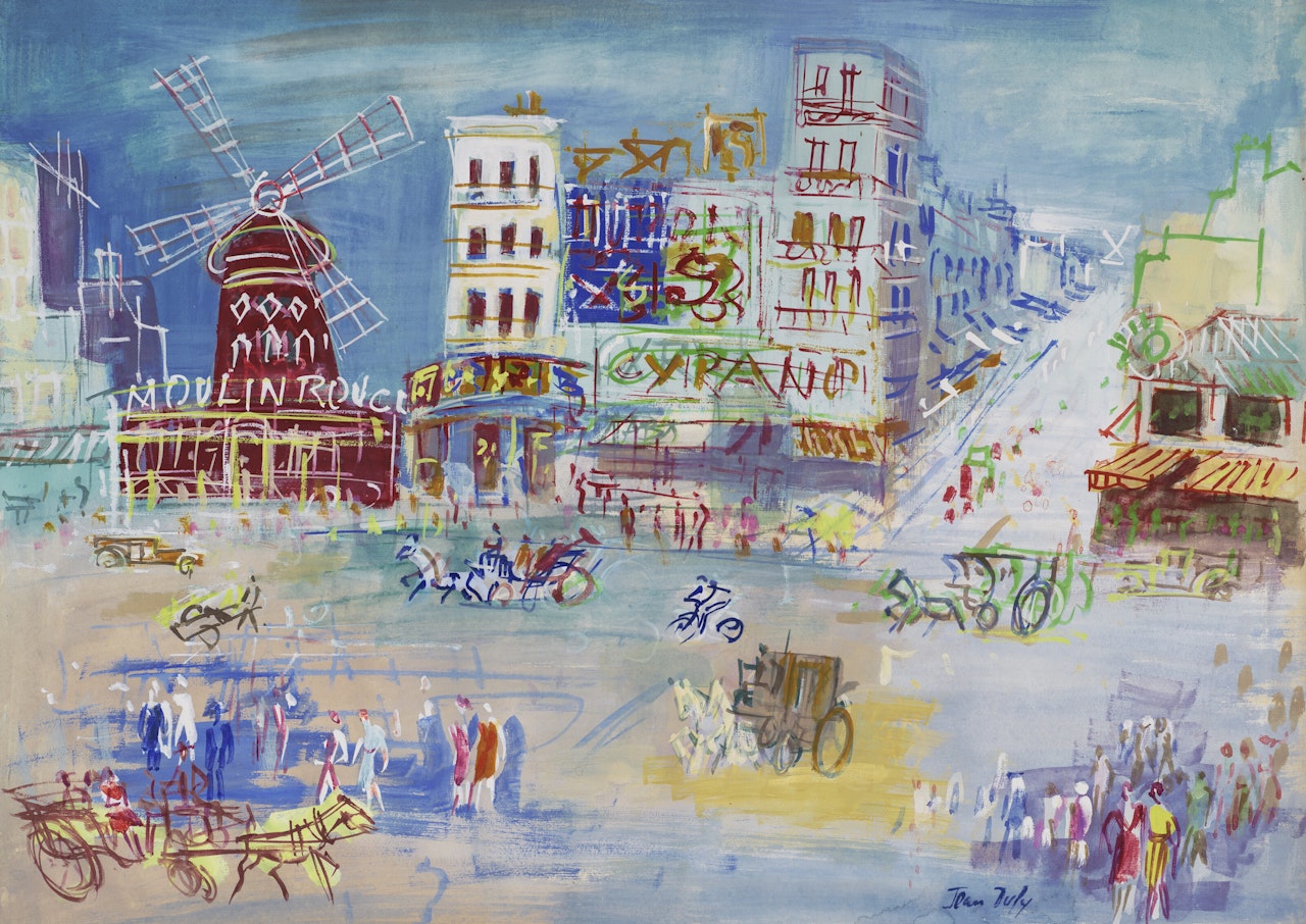 Le Moulin-Rouge by Jean Dufy