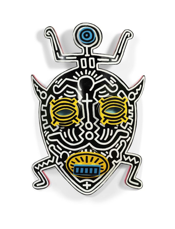Untitled (Hollywood African Mask) by Keith Haring