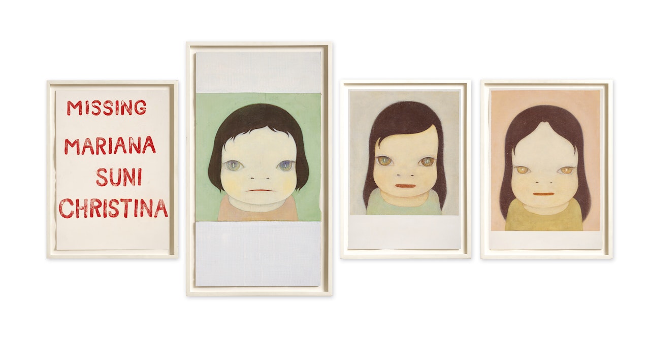 Missing Mariana, Suni, Christina; Missing Mariana, Suni, Christina; Mariana by Yoshitomo Nara