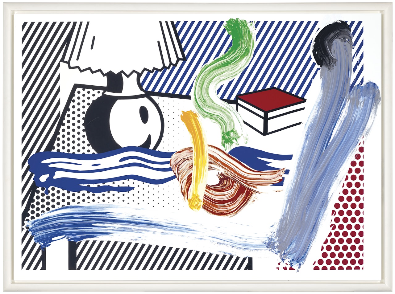 Brushstroke Still Life with Lamp by Roy Lichtenstein