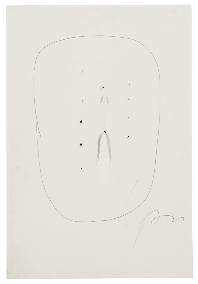 Concetto spaziale by Lucio Fontana
