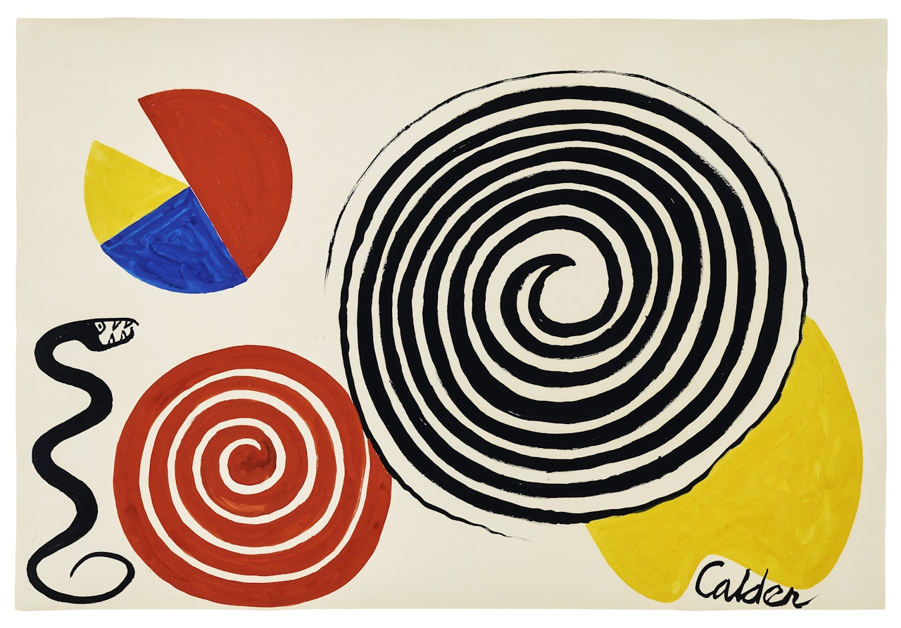 La Poire, Le Fromage et Le Serpent by Alexander Calder