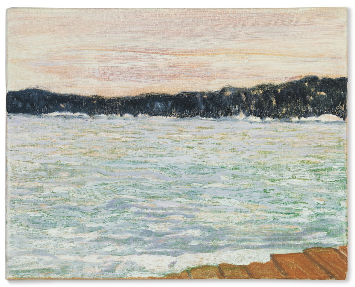 The Painter"s Lake by Peter Doig