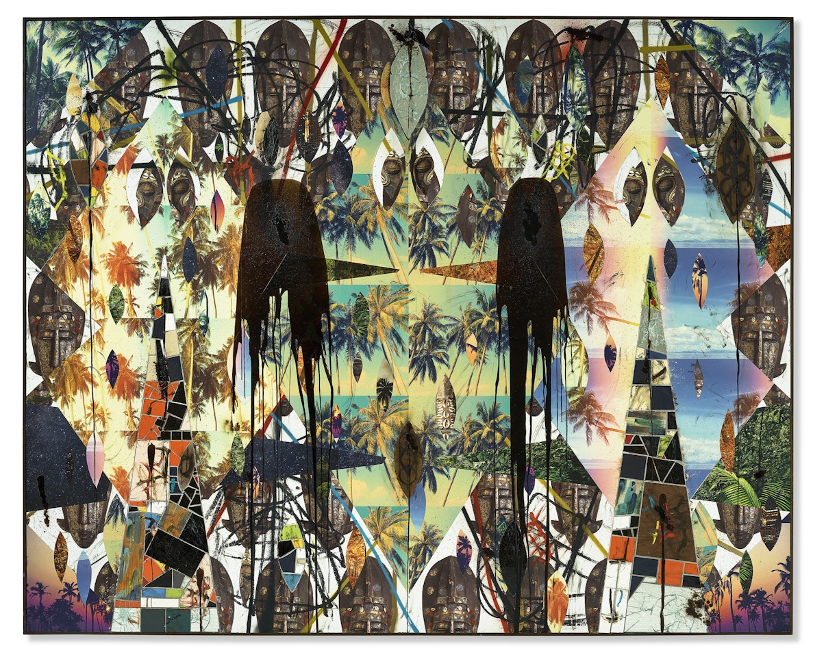 Untitled Escape Collage by Rashid Johnson