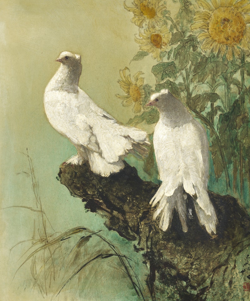Doves by Lee Man Fong