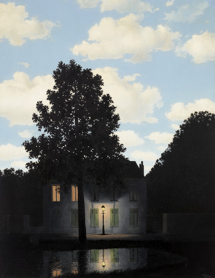 L"empire des lumières by René Magritte