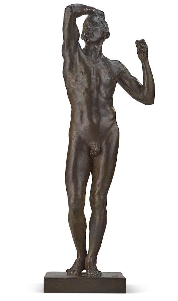 L"âge d"airain, petit modèle dit aussi "2ème réduction" by Auguste Rodin