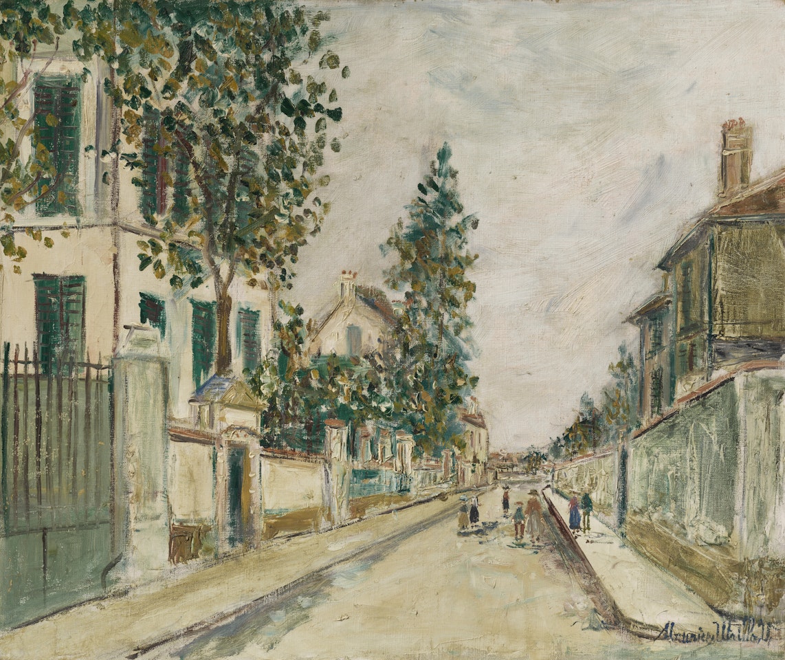 Rue à Compiègne (Oise) by Maurice Utrillo