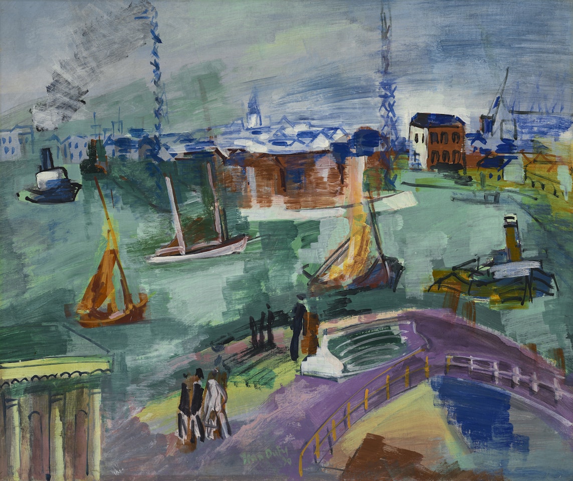 Port du Havre by Jean Dufy