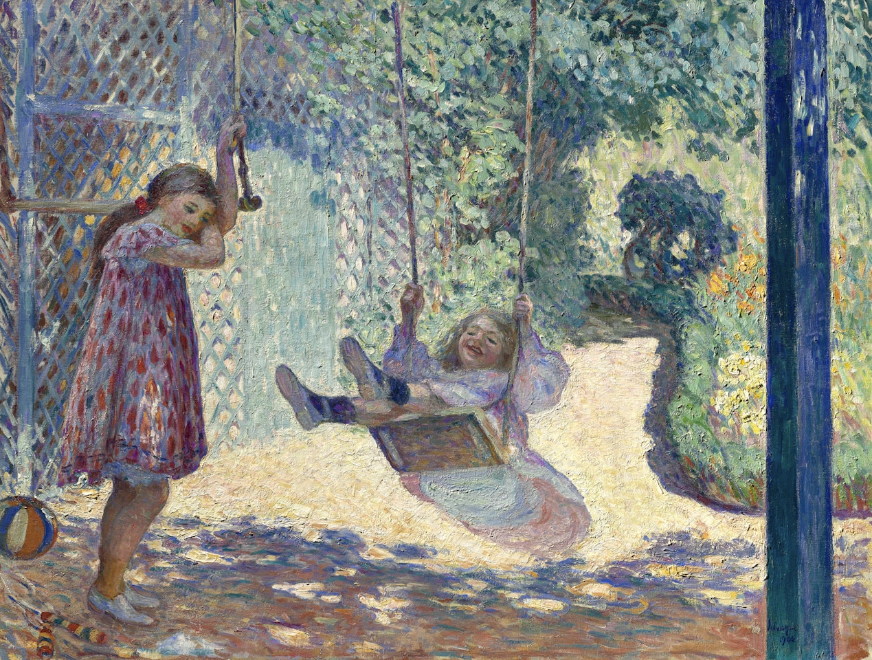L"Escarpolette by Henri Lebasque