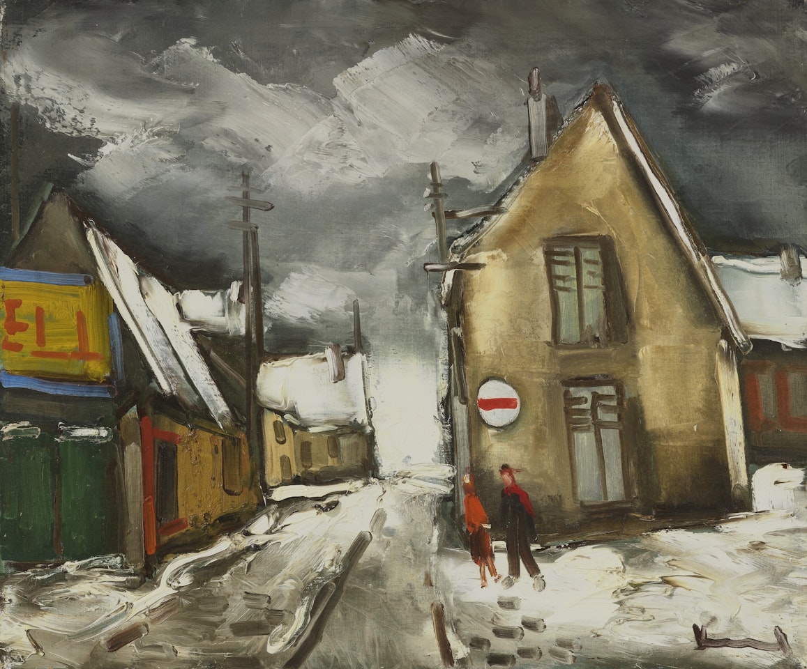 Village sous la neige by Maurice de Vlaminck