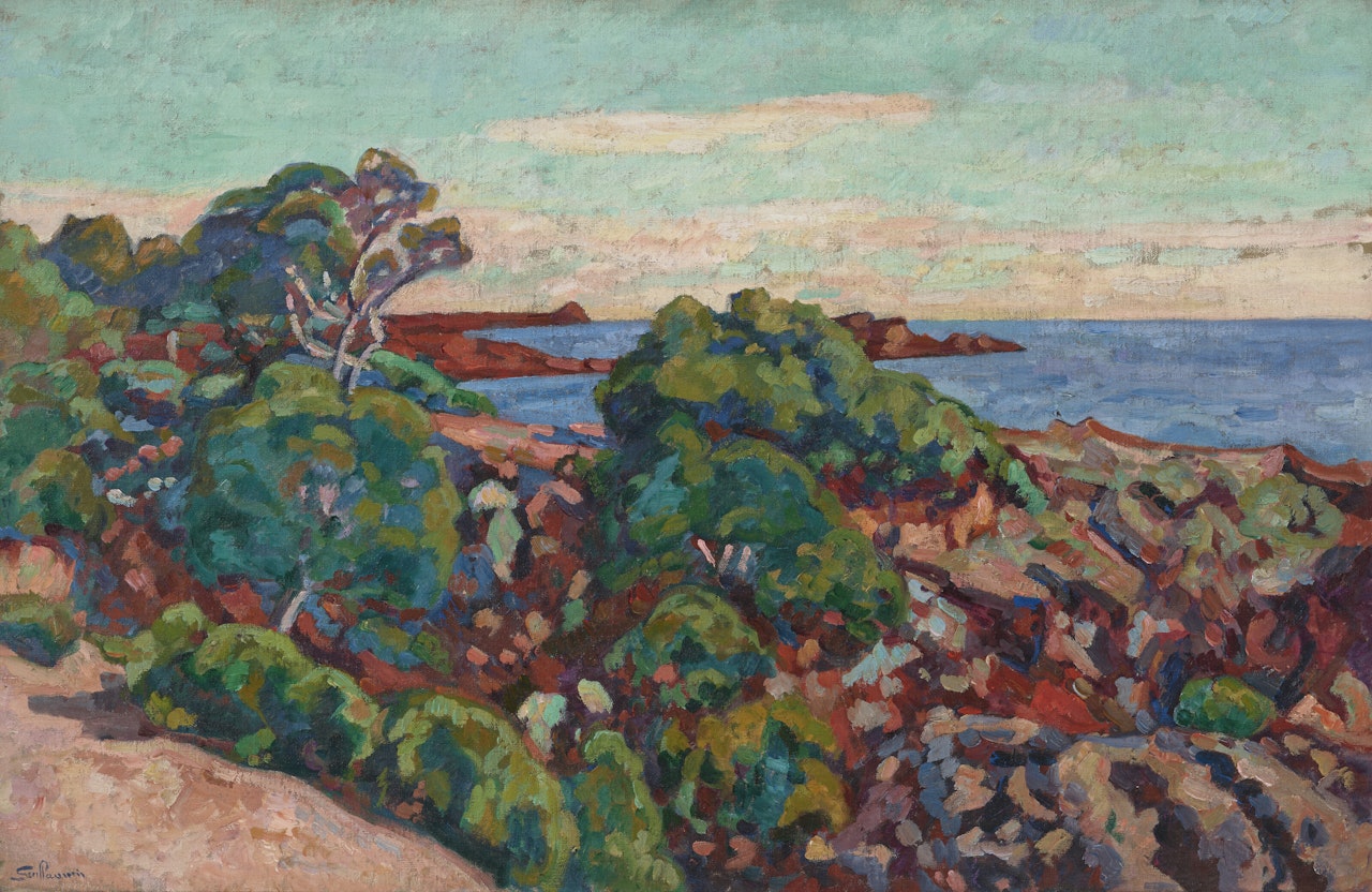 Agay le matin by Armand Guillaumin