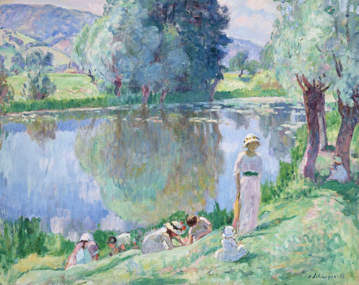Matinée de printemps aux Andelys by Henri Lebasque