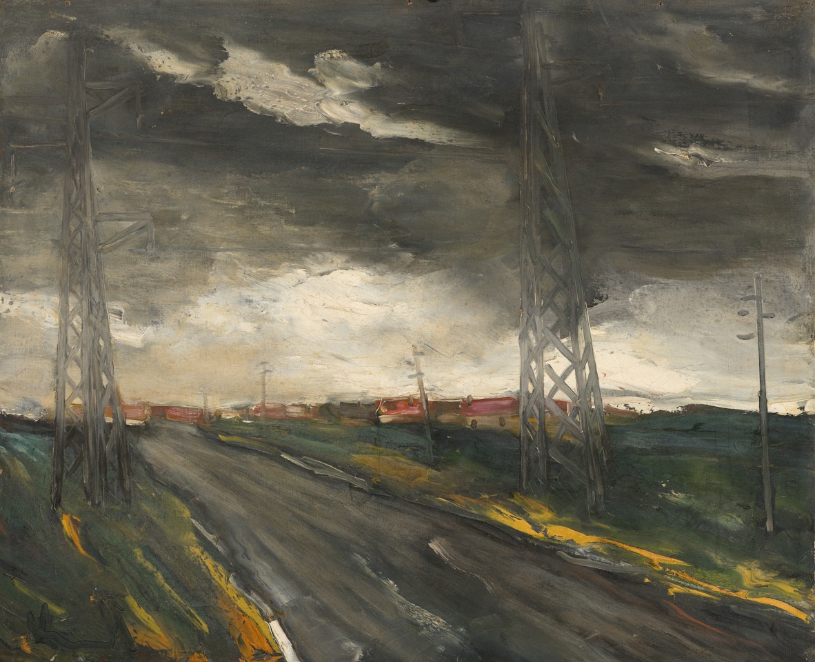 Les toits rouges by Maurice de Vlaminck