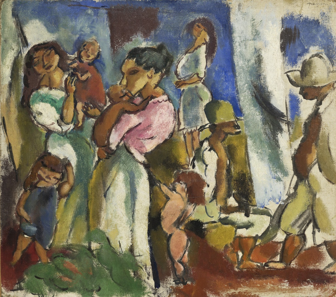Famille cubaine by Jules Pascin