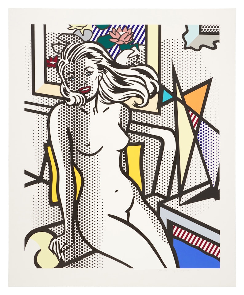 Nude with Yellow Pillow by Roy Lichtenstein