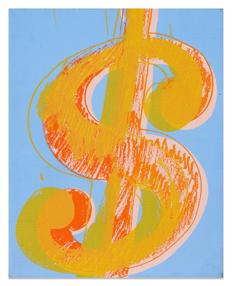 Dollar Sign by Andy Warhol