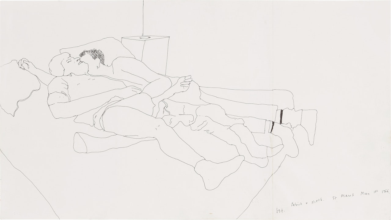 Patrick, Keith, St. Mawes by David Hockney
