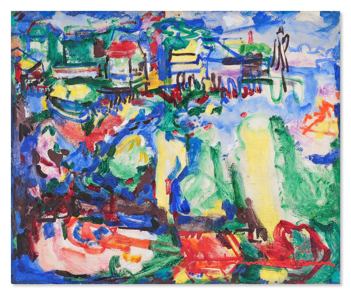Provincetown - Town and Harbor by Hans Hofmann