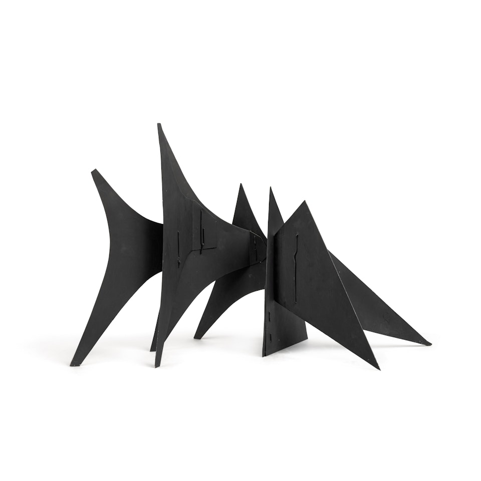 Triangles and Arches (maquette) by Alexander Calder