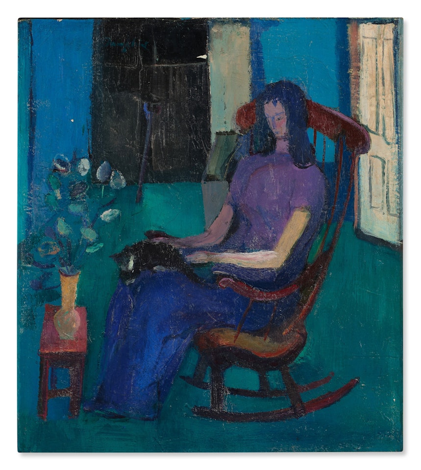Artist"s Wife by Franz Kline