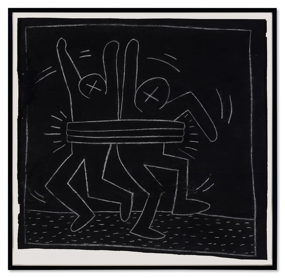 Untitled (Two Figures Tied Together) by Keith Haring