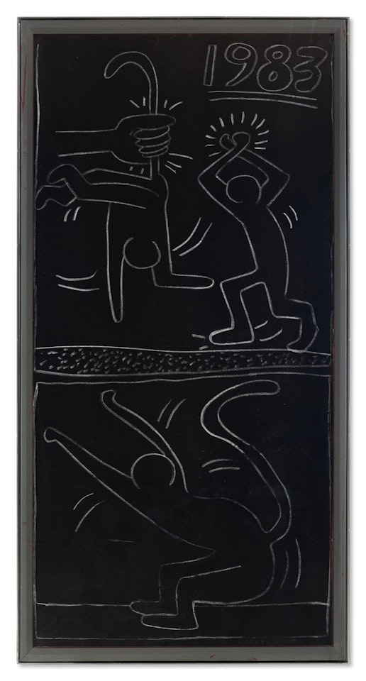 Untitled (Three Figures by Keith Haring