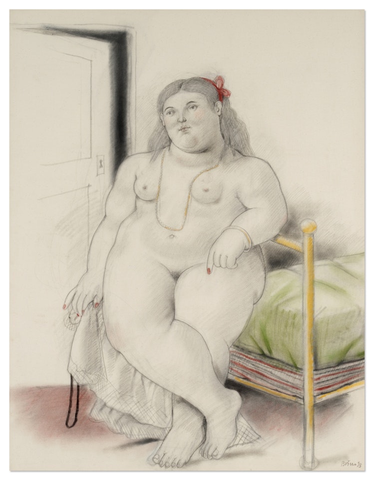 Standing Nude by Fernando Botero